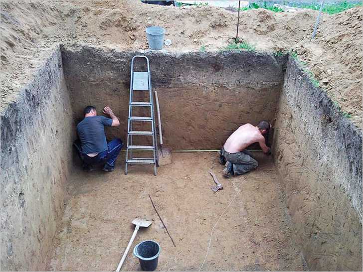 Погреб в гараже своими руками инструкция: как построить, сделать и правильно выкопать, устройство, отделка стен, фото-материалы