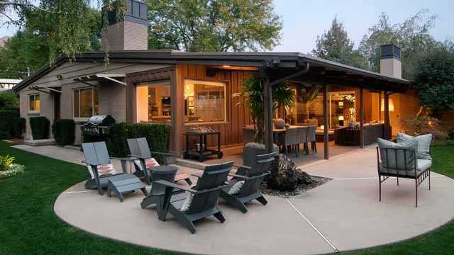 Дизайн террасы в загородном доме: (50+ фото)
