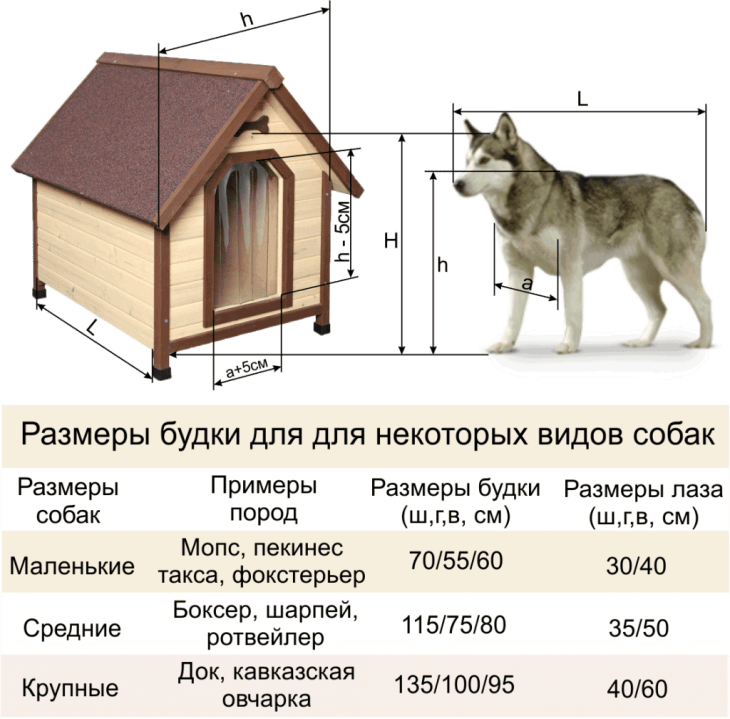 Будка для собаки своими руками: из подручных материалов, схемы и чертежи