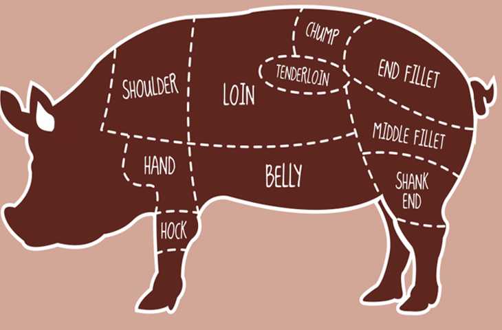 Корейка свиная – почему полезна, что в составе. Чем отличается от карбоната, других видов свиного мяса. Что готовят из корейки, карбоната.