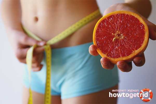 Грейпфрут для похудения вечером или на ночь — как есть