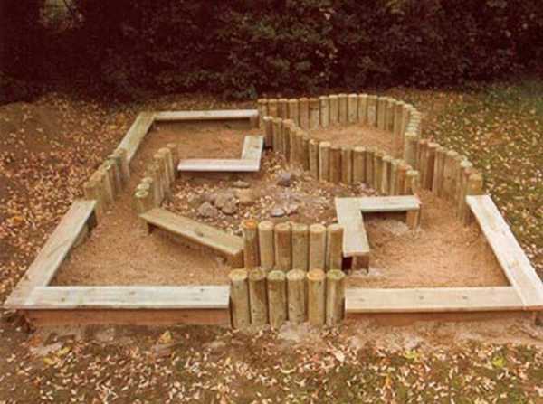 Как сделать деревянную песочницу своими руками – территория для детского творчества на даче
