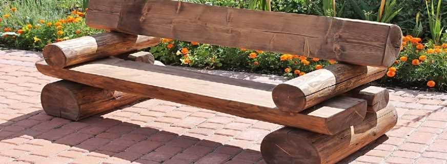 Как сделать садовую скамейку со спинкой своими руками