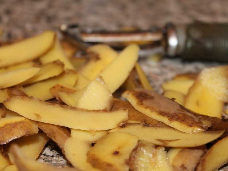 Простые советы о том, как использовать удобрение из картофельных очистков на огороде