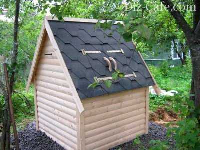 Как сделать крышу на колодец: виды материалов