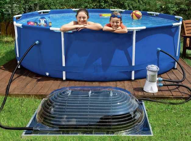 Как лучше нагреть воду в бассейне на даче